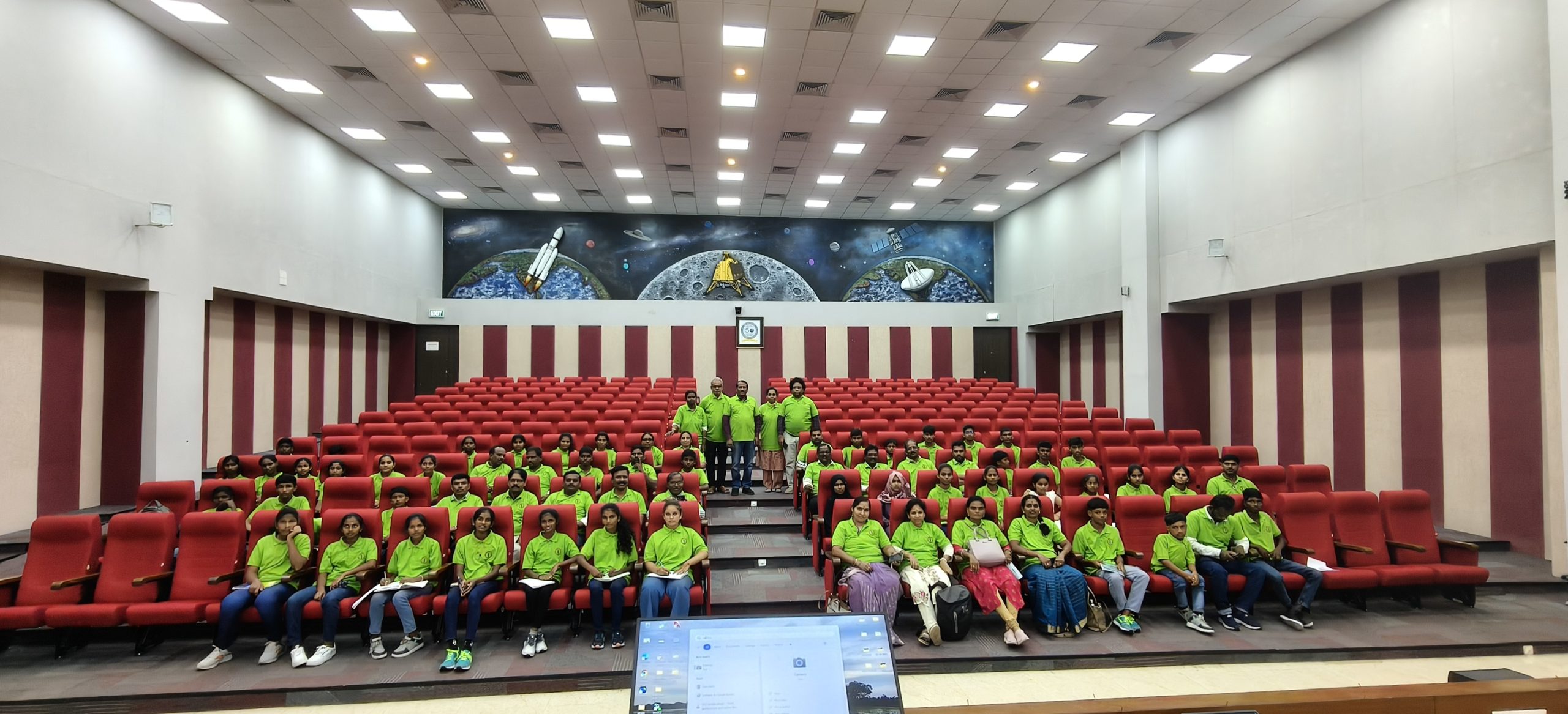 Students at ISRO